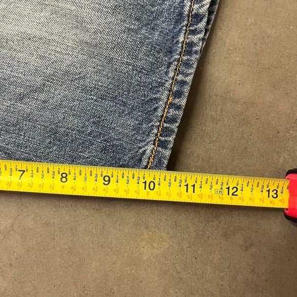 Y2K Levi 501xx Medium Wash Blue‎ denim jorts W32 - Picture 5 of 7